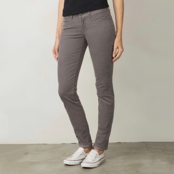 prAna Trinity Corduroy Pants Woman’s Size 0 Light Grey Casual Everyday Wear - Picture 16 of 16